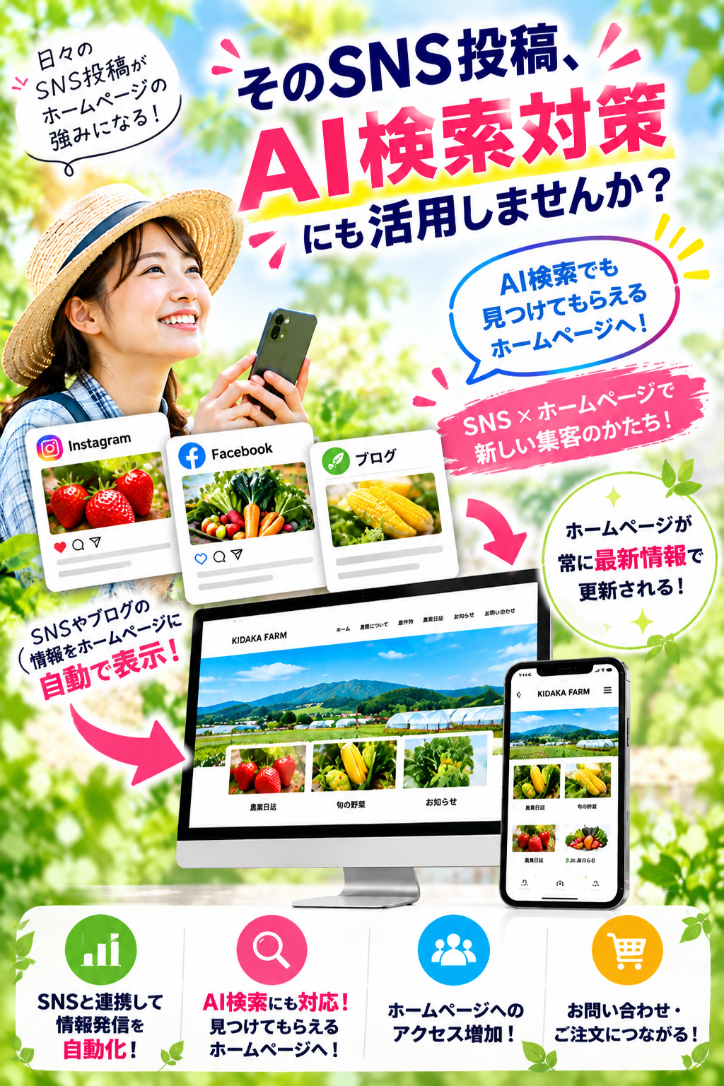 そのSNS投稿、AI検索対策にも活用しませんか？